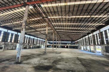 Detached Factory Warehouse Melaka Tengah Industrial Park Heavy Industry High Ceiling Big Land