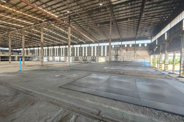 Detached Factory Warehouse Melaka Tengah Industrial Park Heavy Industry High Ceiling Big Land