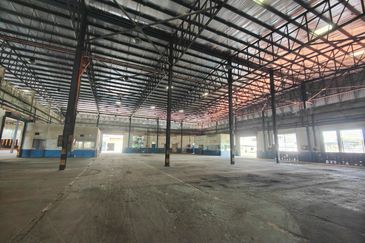 Detached Factory Warehouse Melaka Tengah Industrial Park Heavy Industry High Ceiling Big Land
