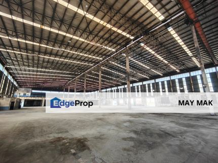Factory Warehouse Melaka Tengah Heavy Industry Park High Ceiling Gas Passing Selling Below Bank Value, Melaka, Melaka Tengah