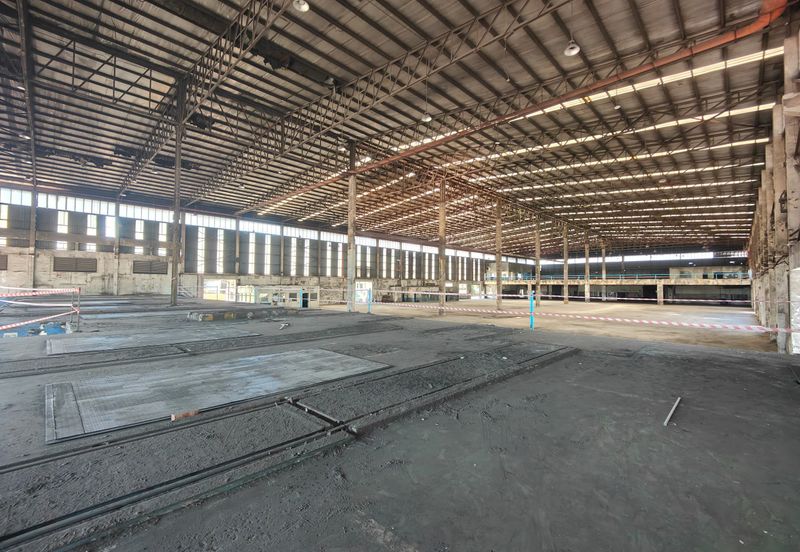 Factory Warehouse Melaka Tengah Heavy Industry Park High Ceiling Gas Passing Selling Below Bank Value