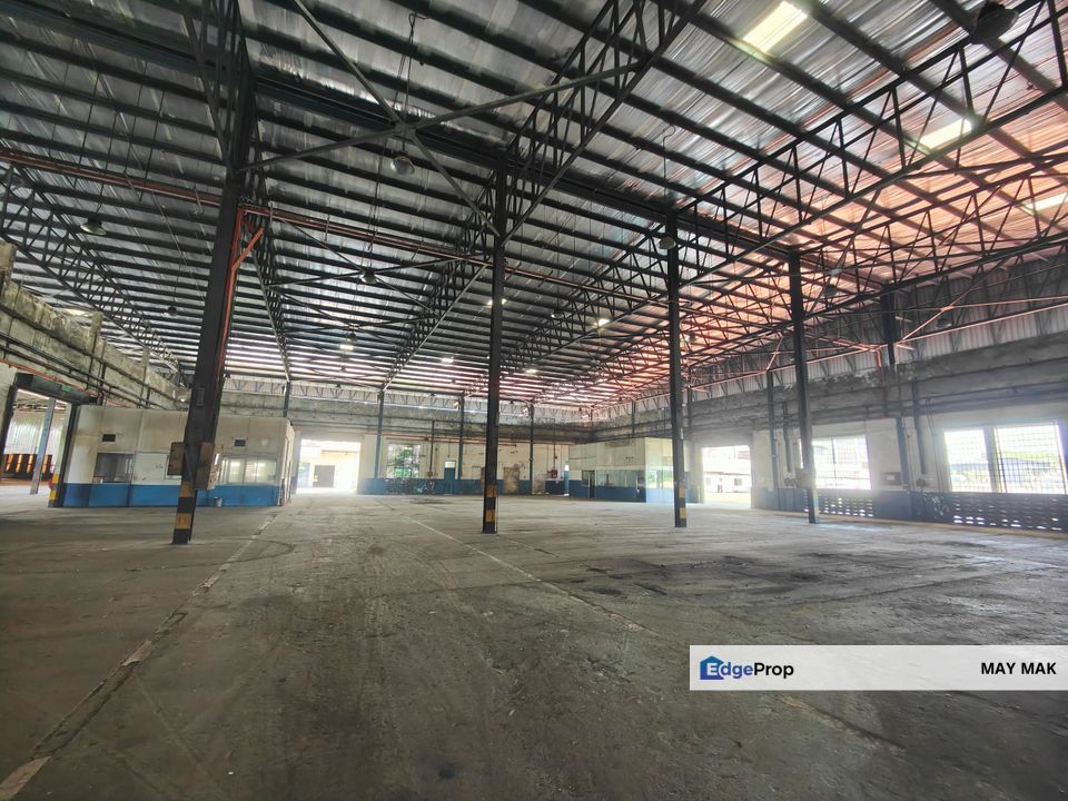Factory Warehouse Melaka Tengah Heavy Industry Park High Ceiling Gas Passing Selling Below Bank Value, Melaka, Melaka Tengah