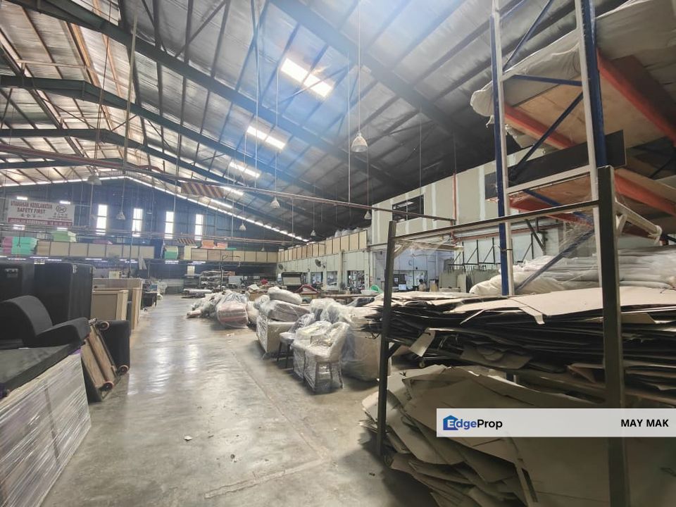 Detached Factory Warehouse Bukit Rambai Melaka Tengah High Roof Big Land for Sale, Melaka, Bukit Rambai