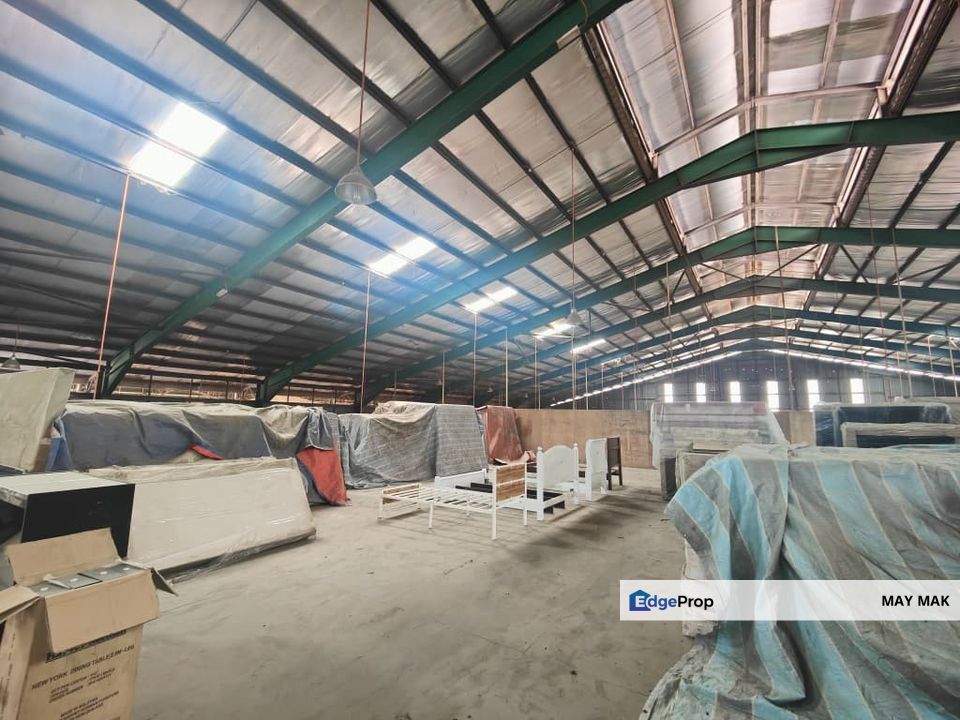 Detached Factory Warehouse Bukit Rambai Melaka Tengah High Roof Big Land for Sale, Melaka, Bukit Rambai