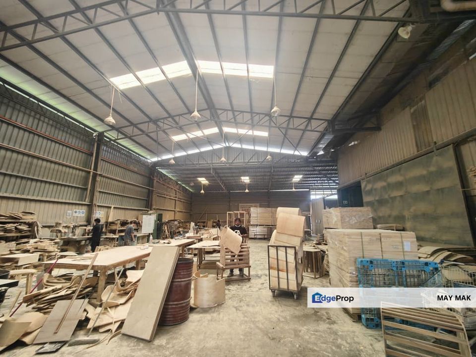 Detached Factory Warehouse Bukit Rambai Melaka Tengah High Roof Big Land for Sale, Melaka, Bukit Rambai