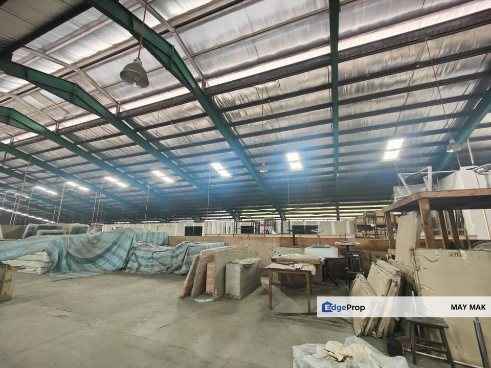 Detached Factory Warehouse Bukit Rambai Melaka Tengah High Roof Big Land for Sale, Melaka, Bukit Rambai