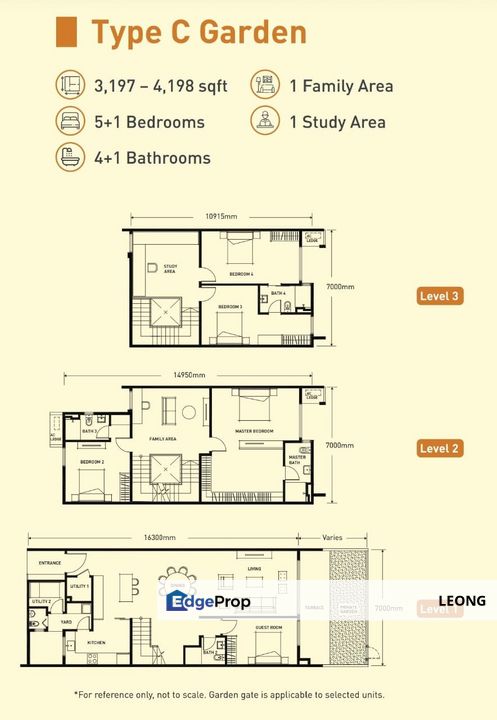 19tree 3 Storey unit with own garden , Connected center garden unit, Selangor, Ampang