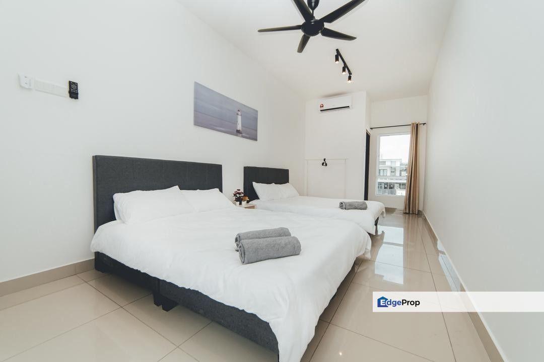 Ayera Residence Permas Jaya Pasir Gudang Megah Ria Masai Double Storey Terrace House Fully Furnished For Rent , Johor, Masai