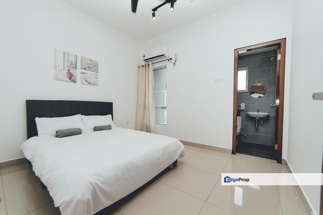 Ayera Residence Permas Jaya Pasir Gudang Megah Ria Masai Double Storey Terrace House Fully Furnished For Rent , Johor, Masai