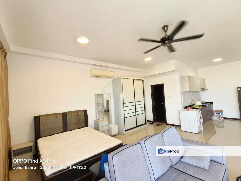 Molek Regency Taman Molek Plentong Masai Studio Fully Furnished For Rent , Johor, Johor Bahru