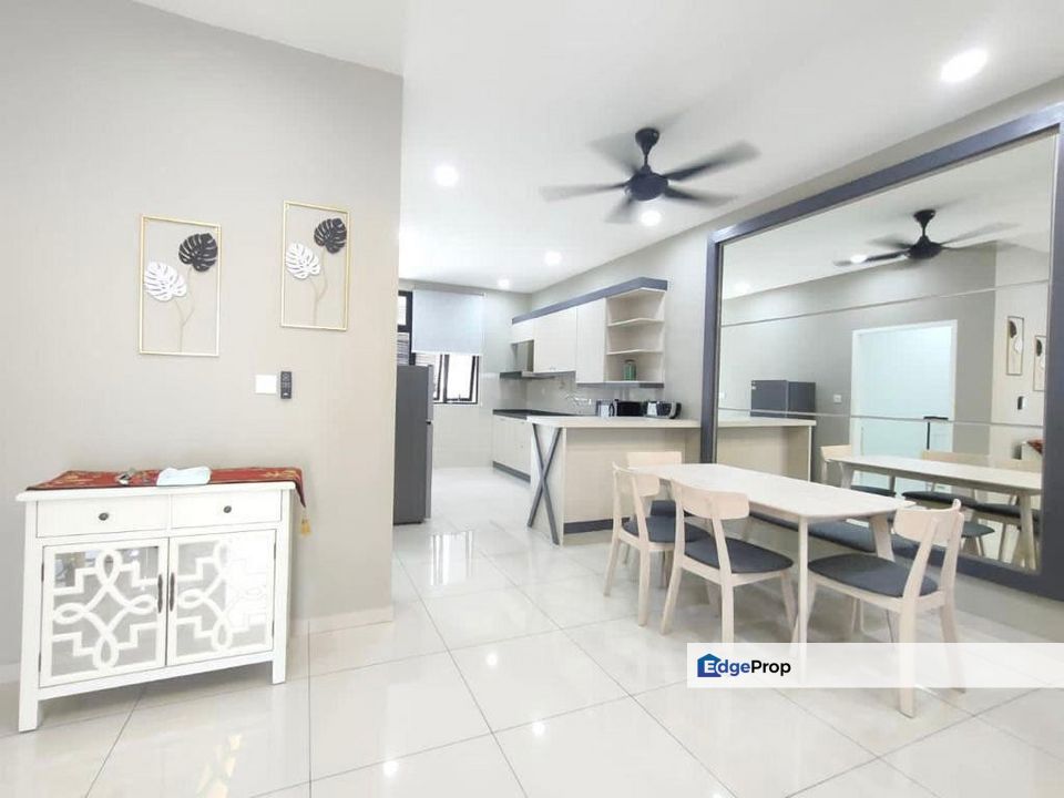 Sunway Citrine Lakehomes Iskandar Puteri Medini Gelang Patah Nusajaya Double Storey Terrace House Fully Furnished For Rent , Johor, 