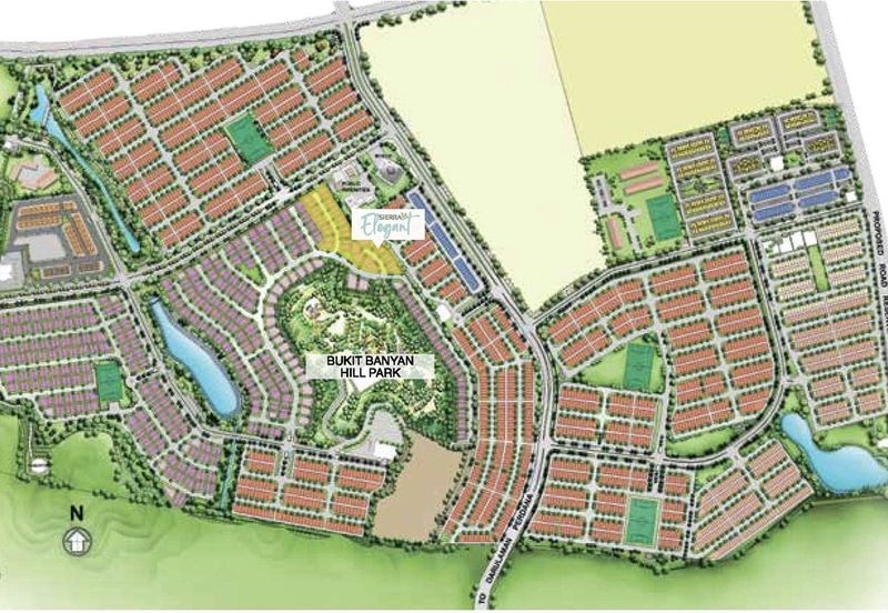 Sierra 3A Elegant Bukit Banyan Semi-Detached house for sale