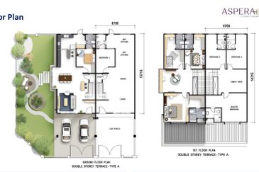 Aspera Elite Bukit Banyan Double Storey Terraced House For Sale