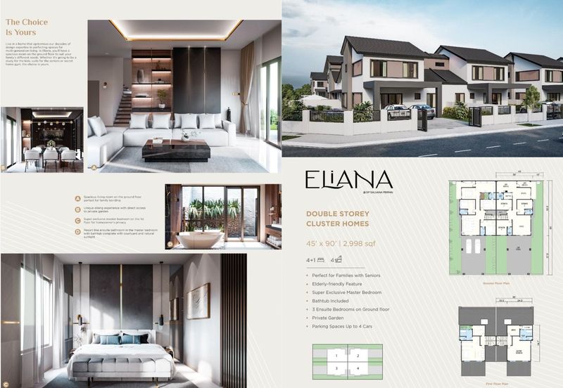 Permai Taman Saujana Double Storey Cluster House For Sale
