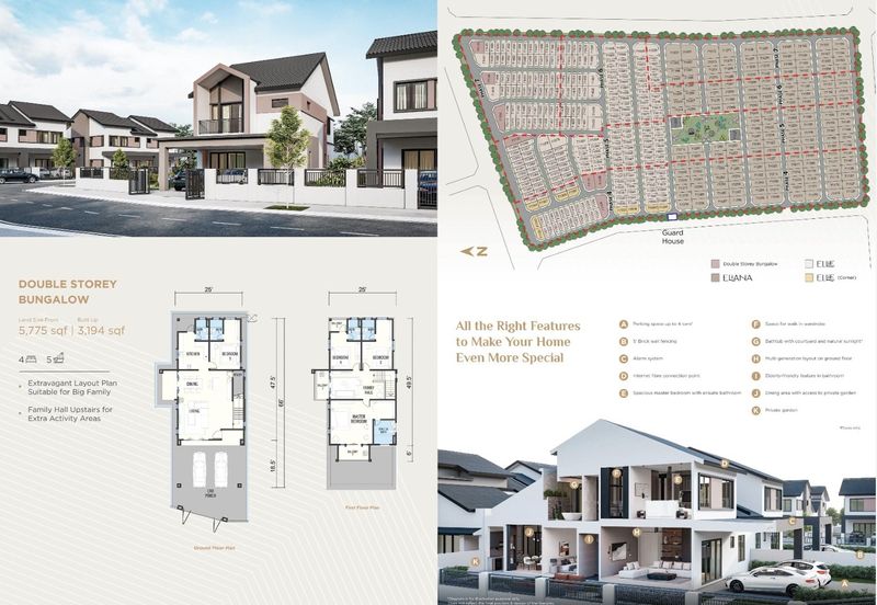 Permai Taman Saujana Double Storey Cluster House For Sale