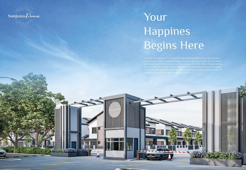 Permai Taman Saujana Double Storey Cluster House For Sale