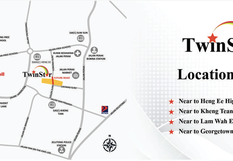 TwinStar @ Lintang Slim / Twin Star Jelutong Condominium For Sale