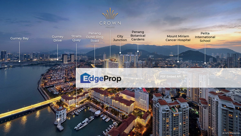 The Crown, Tanjung Tokong @Straits Quay For Sale, Penang, Tanjung Tokong