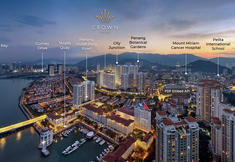 The Crown, Tanjung Tokong @Straits Quay For Sale