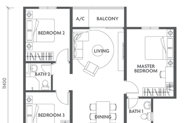 Eco Ceria, Eco Horizon Batu Kawan Service Apartment For Sale