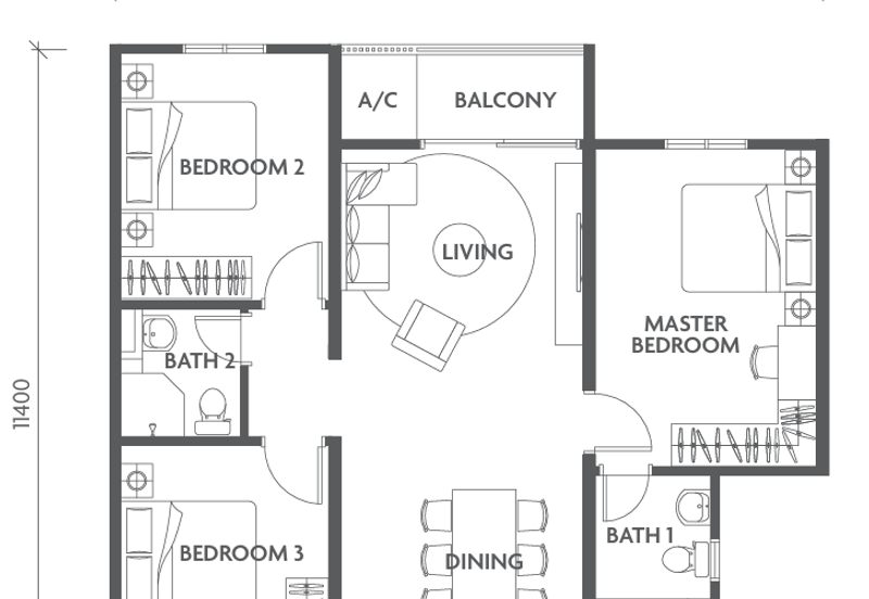 Eco Ceria, Eco Horizon Batu Kawan Service Apartment For Sale
