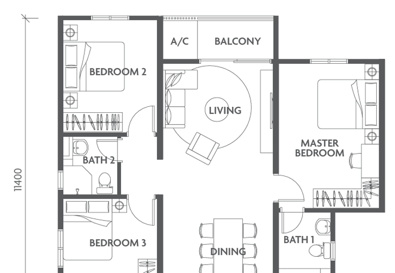 Eco Ceria, Eco Horizon Batu Kawan Service Apartment For Sale