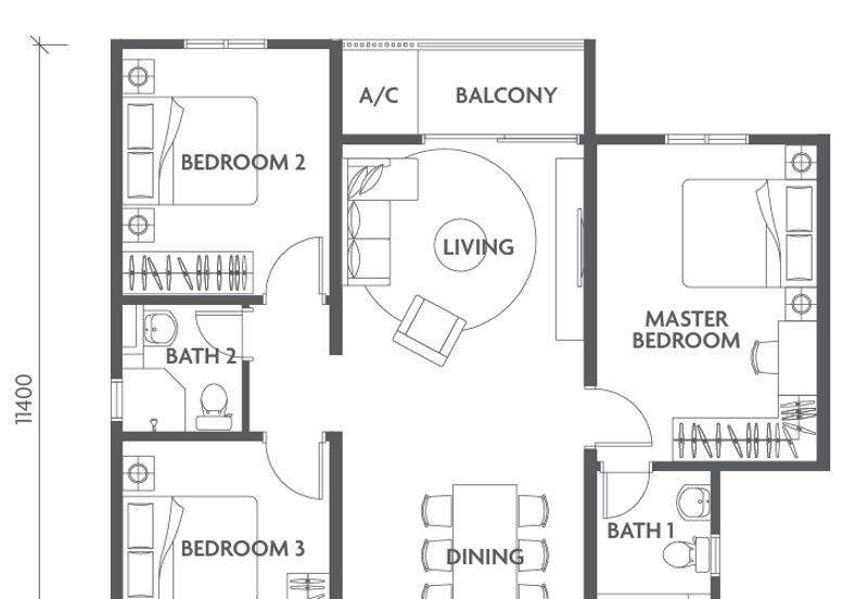 Eco Ceria, Eco Horizon Batu Kawan Service Apartment For Sale