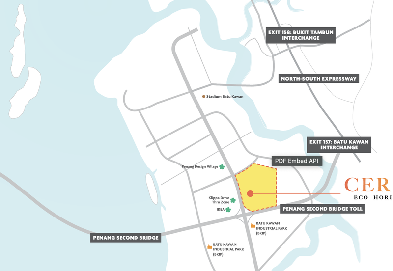 Eco Ceria, Eco Horizon Batu Kawan Service Apartment For Sale