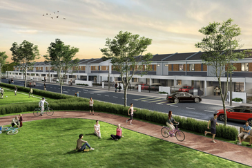 Taman Lang Aman Bandar Amanjaya Double Storey Terraced House For Sale