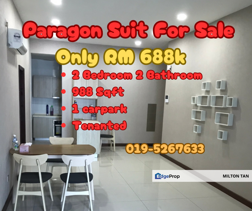 Paragon Suites @ CIQ Johor Bahru Johor Apartment For Sale  jb town jb central Good condition , Johor, Johor Bahru