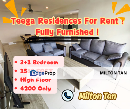 Teege Residences Puteri Harbour Kota Iskandar Johor Condominium Apartment 3+1 Bedrooms, 4 Bathrooms, Johor, Kota Iskandar