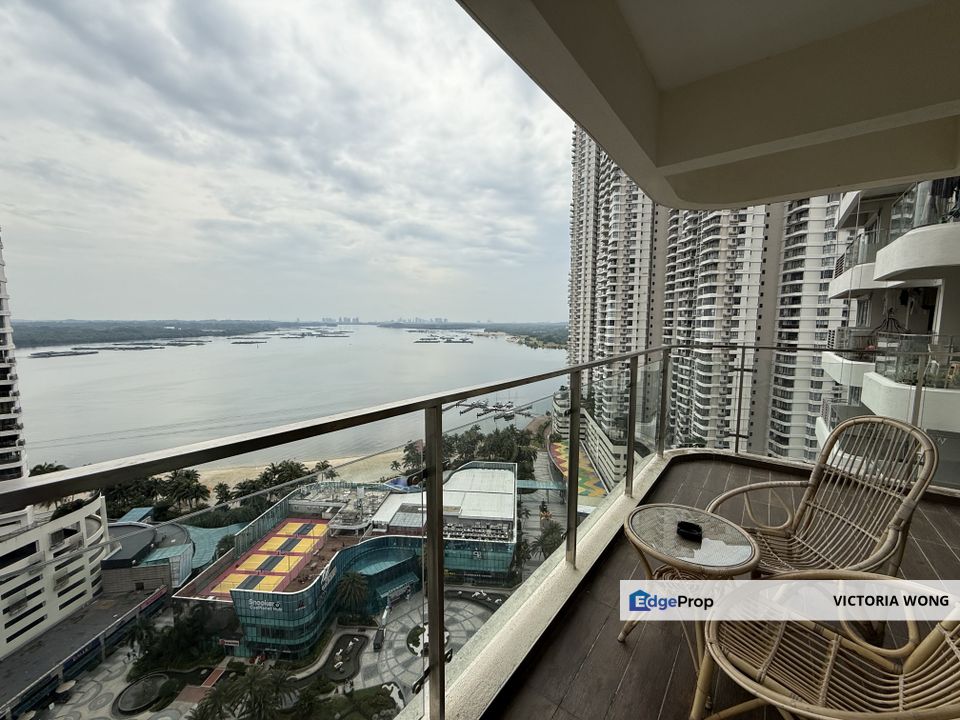 Amberside Country Garden Fully Seaview 3 Bedroom Apartment @ Danga Bay Johor, Johor, Johor Bahru