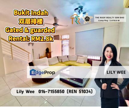 Bukit Indah Double Storey (gated & guarded), Johor, Johor Bahru