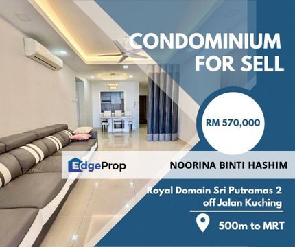 Royal Domain Sri Putramas 2, Off Jalan Kuching, Kuala Lumpur Condominium For Sale , Kuala Lumpur, Dutamas