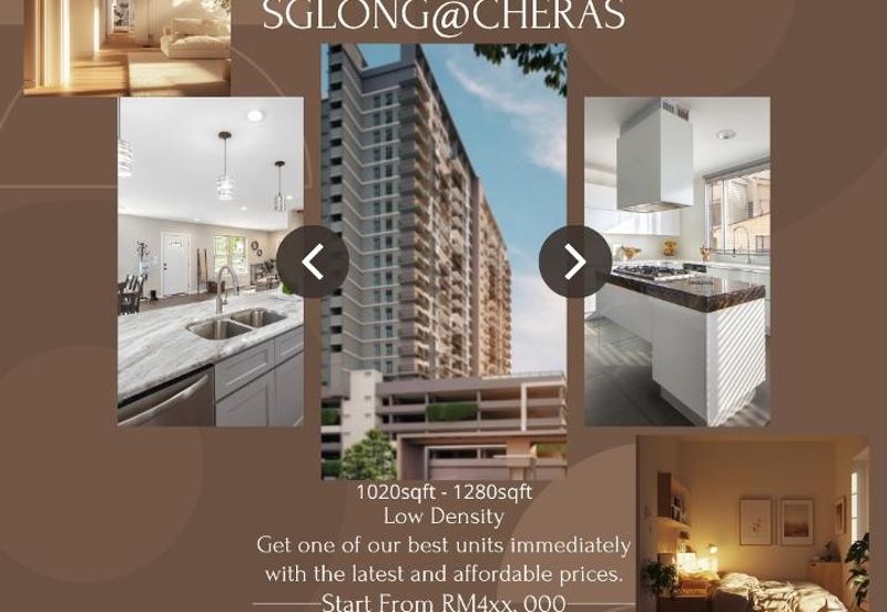 Sungai Long Cheras Kajang Selangor New Condominium for Sale Freehold Landed-Style Living 