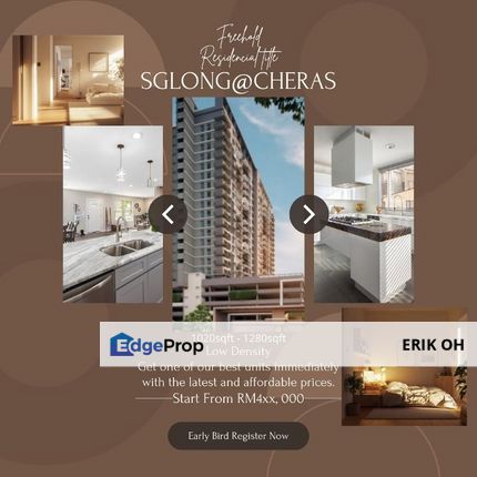  Sg Long @ Cheras🏡  | Freehold | Landed-Style Living 🚗🚗  ✨ 4 Spacious Bedrooms & 3 Bathrooms 🏠, Selangor, Hulu Langat