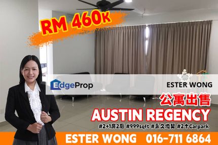 Austin Regency 2 Bedroom Unit For Sale, Johor, Johor Bahru