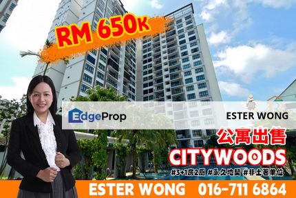 Citywoods 3 Bedroom Unit For Sale, Johor, Johor Bahru