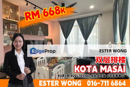 Kota Masai - 2 Storey Terrace House For Sale, Johor, Pasir Gudang