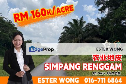 Simpang Renggam Agriculture Land For Sale, Johor, Kluang