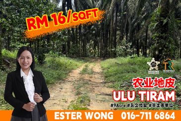 Ulu Tiram Agriculture Land For Sale