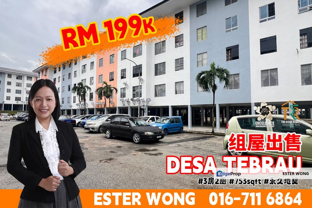Desa Tebrau - Flat For Sale, Johor, Johor Bahru