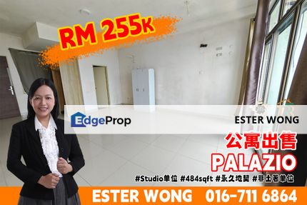 Palazio Studio Unit For Sale, Johor, Johor Bahru