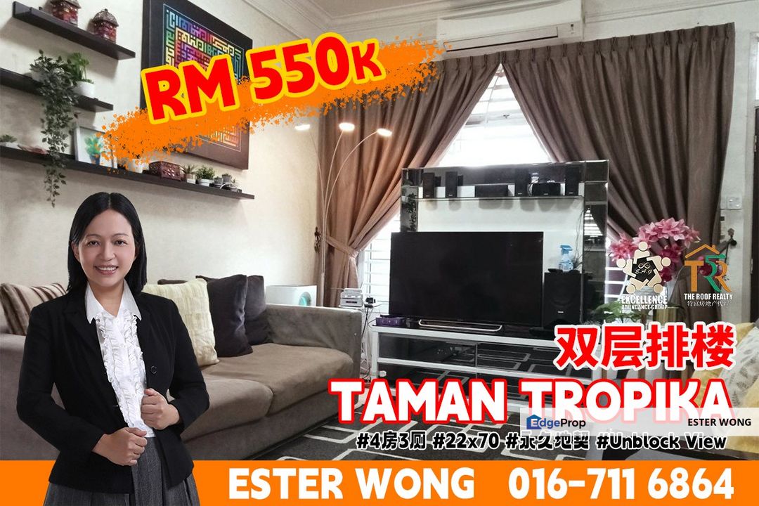 Taman Tropika - 2 Storey Terrace House For Sale, Johor, Kulai