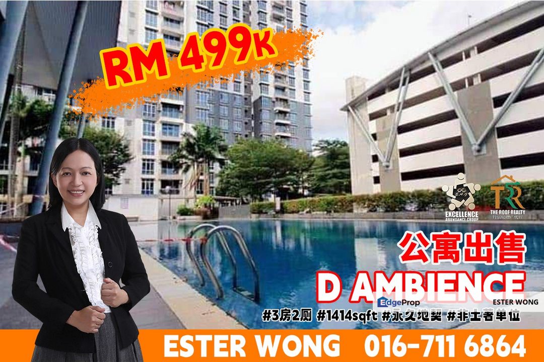 D Ambience 3 Bedroom Unit For Sale, Johor, Masai