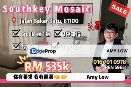 Southkey Mosaic Johor Bahru Johor Service Apartment For Sale, Johor, Johor Bahru