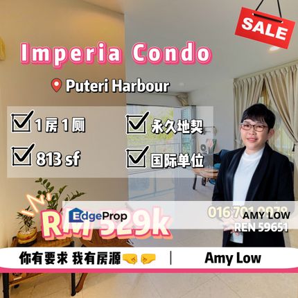 Imperia Puteri Harbour Kota Iskanar Johor Condo For Sale, Johor, Kota Iskandar