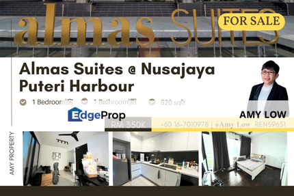 Almas Suites Nusajaya Puteri Harbour Iskandar Puteri Johor For Sale, Johor, 