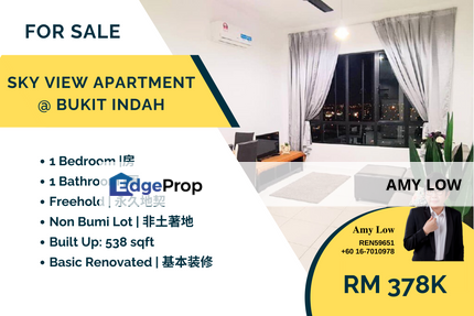 Sky View Apartment Bukit Indah Nusajaya For Sale, Johor, Bukit Indah