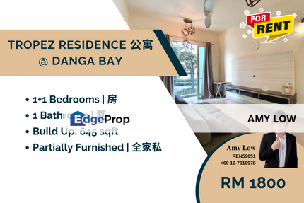 Tropez Residences Danga Bay Johor Bahru For Rent, Johor, Johor Bahru